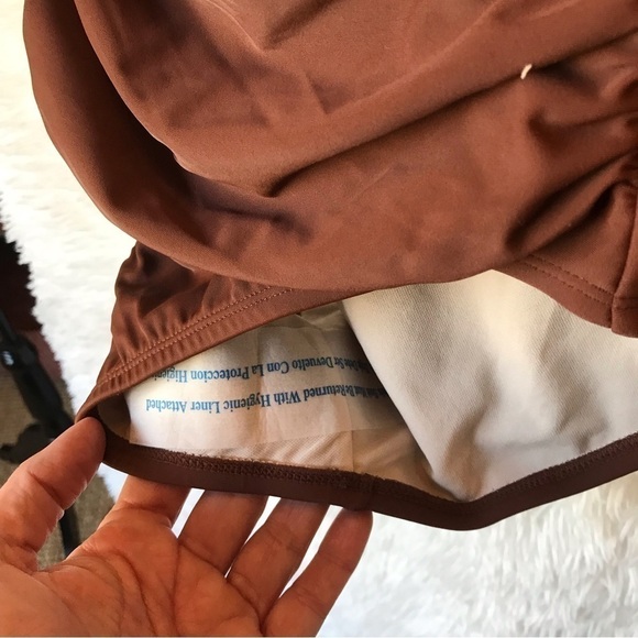 Kona Sol 1-Piece Swimsuit - Brown - NWT - S - Picture 6 of 10